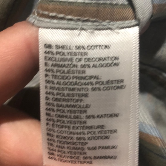 The North Face light blue and brown plaid shirt L - Picture 12 of 12